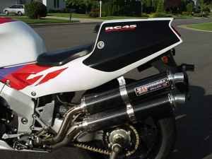 Honda rc45 exhaust #6