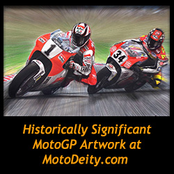 Historically Significant MotoGP Artwork at MotoDeity.com