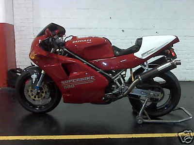 Ducati 888 For Sale with Fast by Ferracci Exhaust