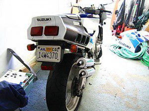 1991 Suzuki RGV250SP Rear