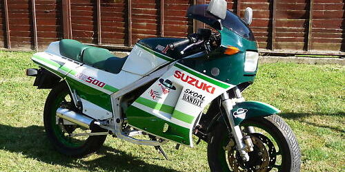 Skoal Bandit RG500 Ready for Rebuild In UK - Rare SportBikesForSale