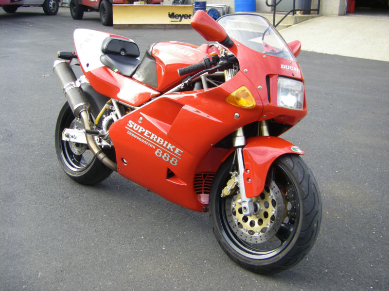 Doug Polen was here: Autographed 1993 Ducati 888 - Rare SportBikesForSale