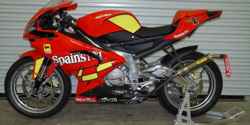 Street Legal Chicken Chaser 2009 Aprilia RS125 in Florida Rare
