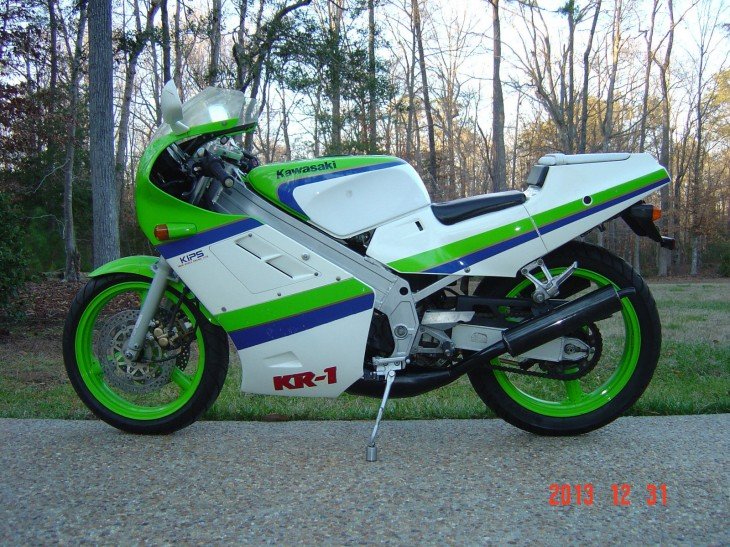 Titled 1988 Kawasaki KR1 Available in Virginia