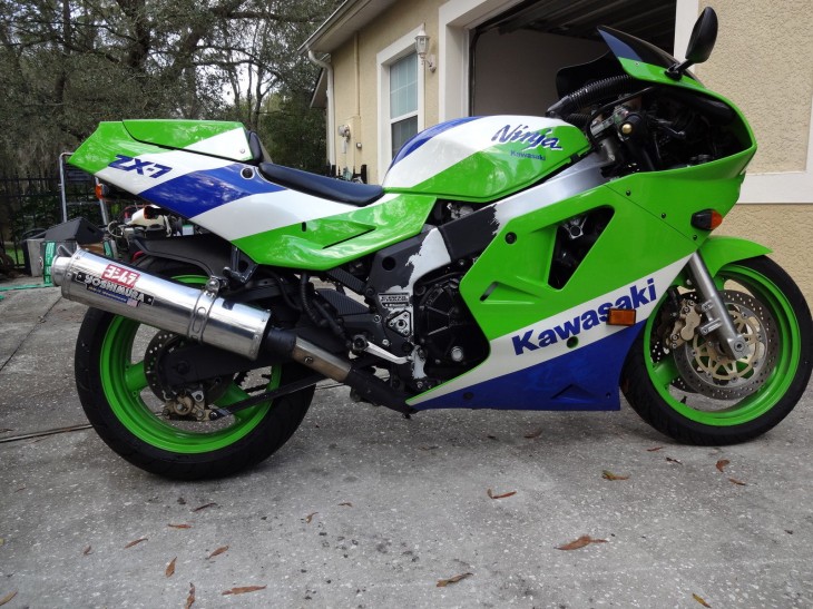 Worth Saving: 1989 Kawasaki ZX7 with just 2,300 Miles! - Rare  SportBikesForSale