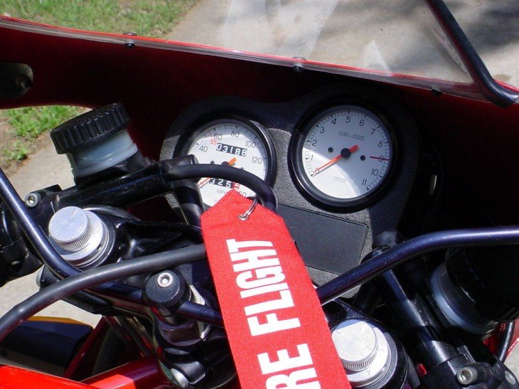 1988 Ducati 750F1 Dash