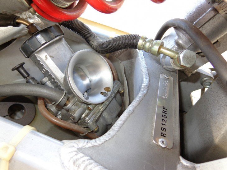 1994 Honda RS125 Carb Detail