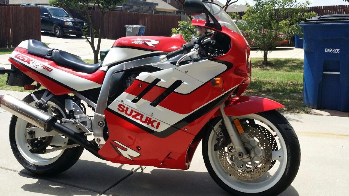 Survivor Slabbie: 1989 GSX-R 750K in TX - Rare SportBikesForSale