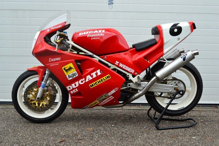 1989 Ducati 851 Race Bike L Side