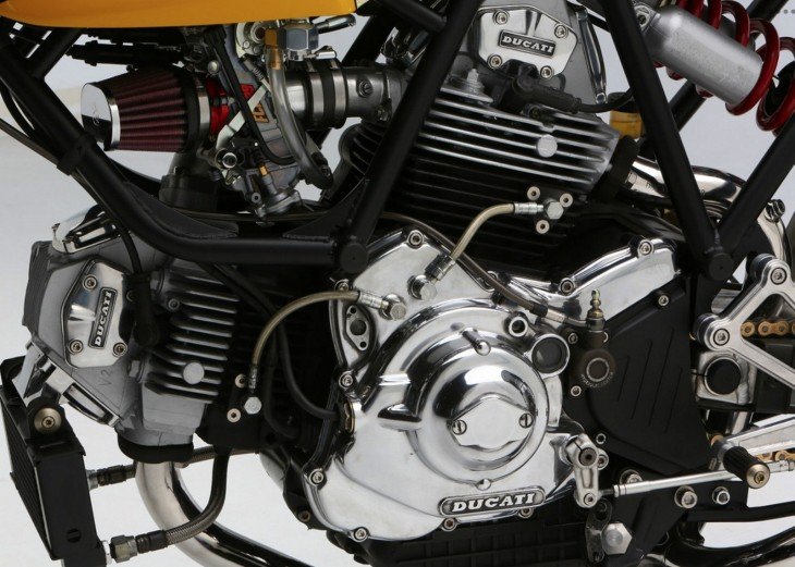 1995 Walt Siegl Ducati 900SS L Side Engine