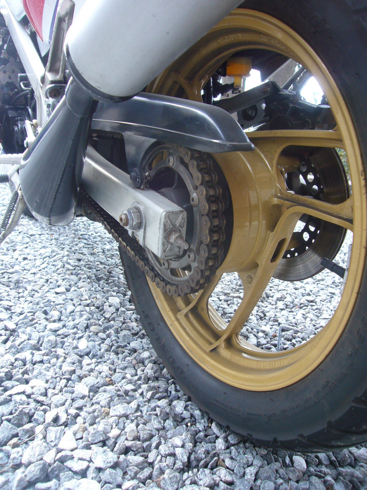Yamaha Razz Rear Wheel 20150408 1985 yamaha rzv500r left rear wheel - Rare SportBikesForSale