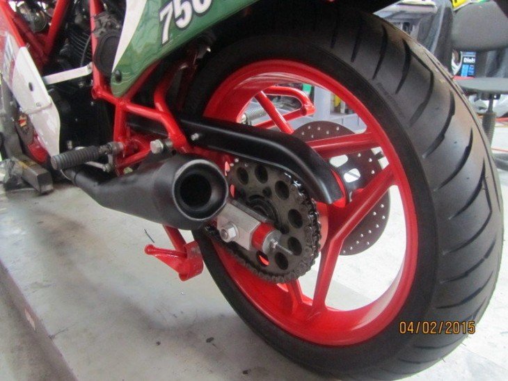 Fresh Tricolore:  Recently restored 1987 Ducati F1
