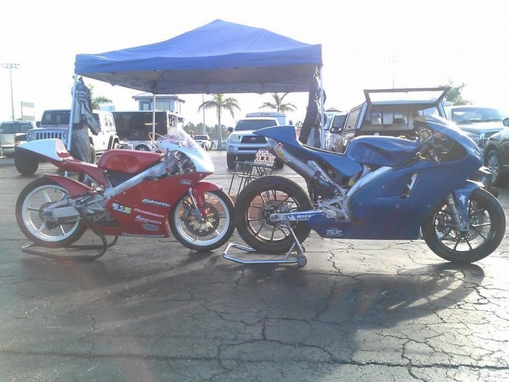 2008 Honda CRF450R Race Bike R Side