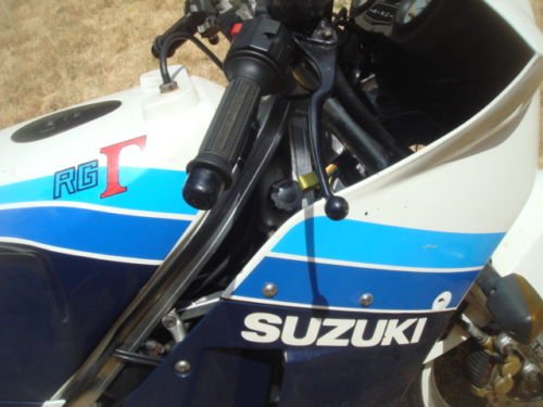 1986 Suzuki RG250 L Side Detail