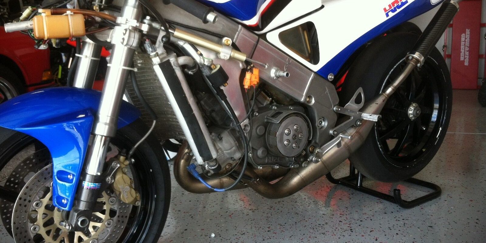 1998 Honda RS250 L Side Front Unfaired