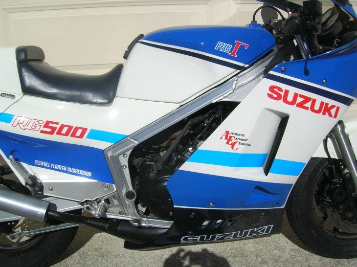 1986 Suzuki RG500 Gamma R Side Detail