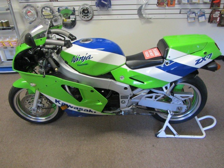 High Miles but Very Clean: 1989 Kawasaki ZX-7 H1 for Sale