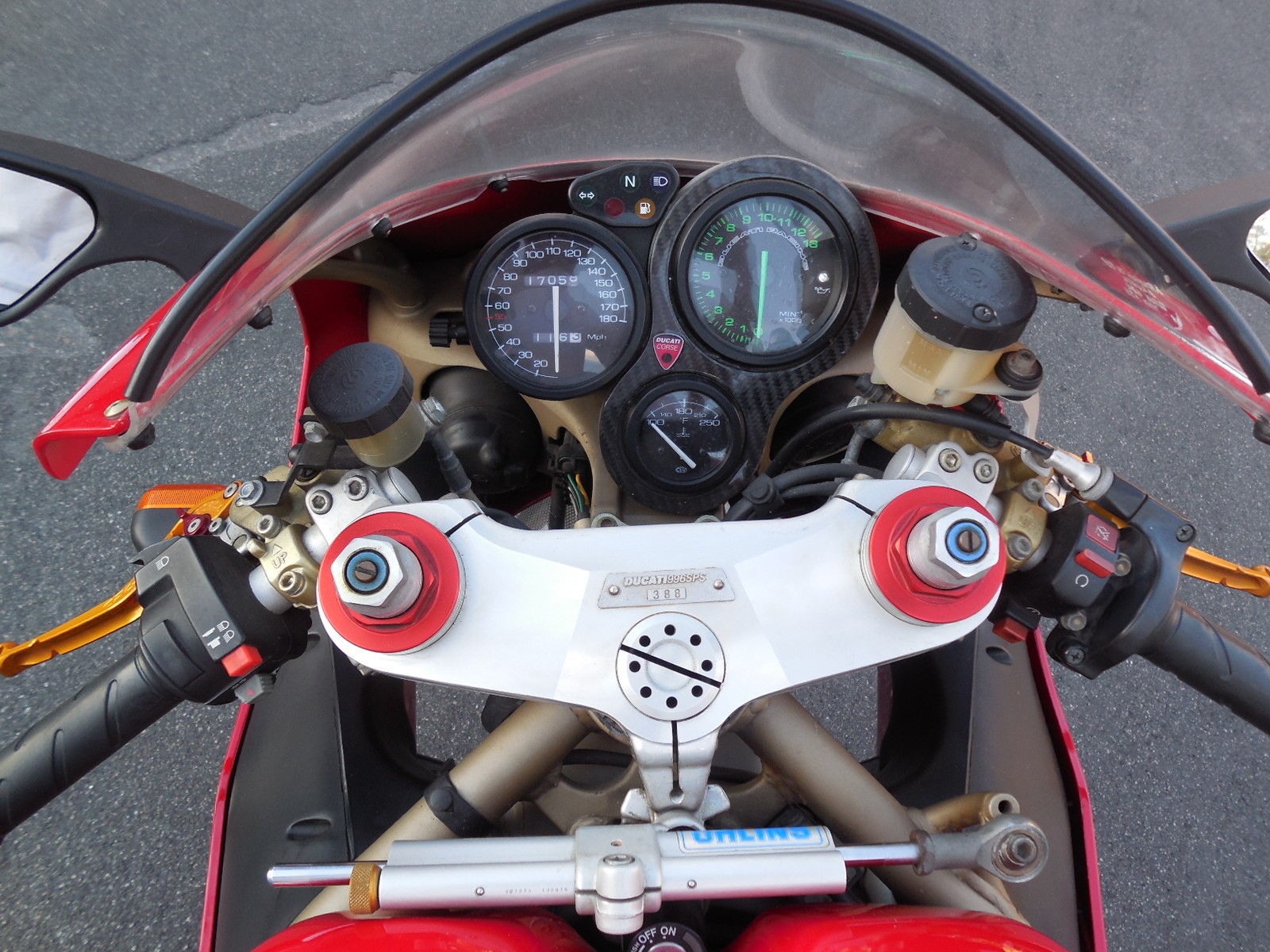 20160118 1999 ducati 996 sps cockpit - Rare SportBikes For Sale