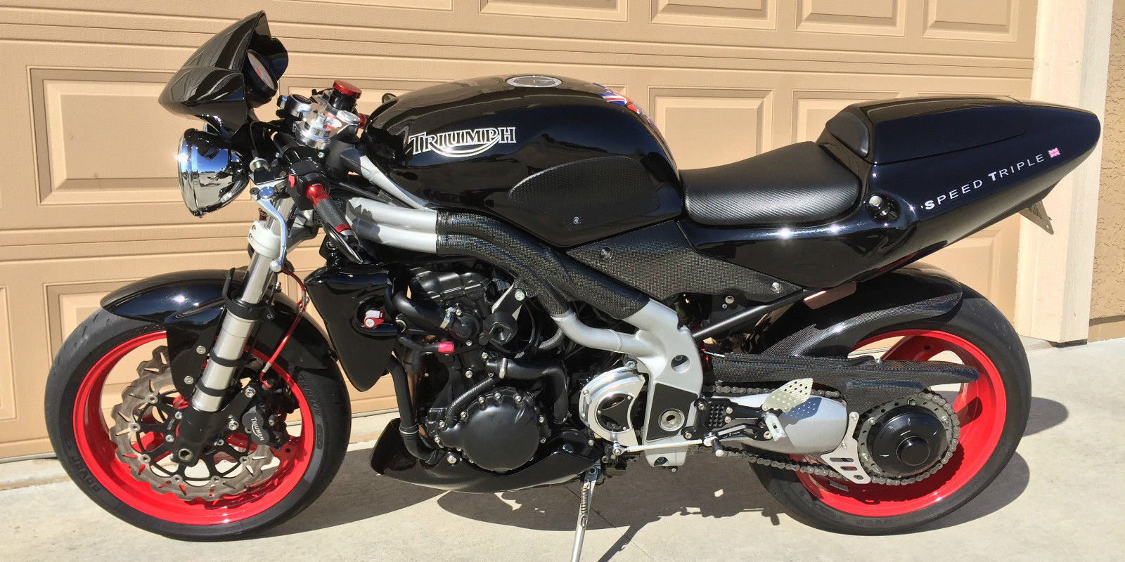 Dirty Mean and Naked 2003 Triumph Speed Triple Rare SportBikesForSale