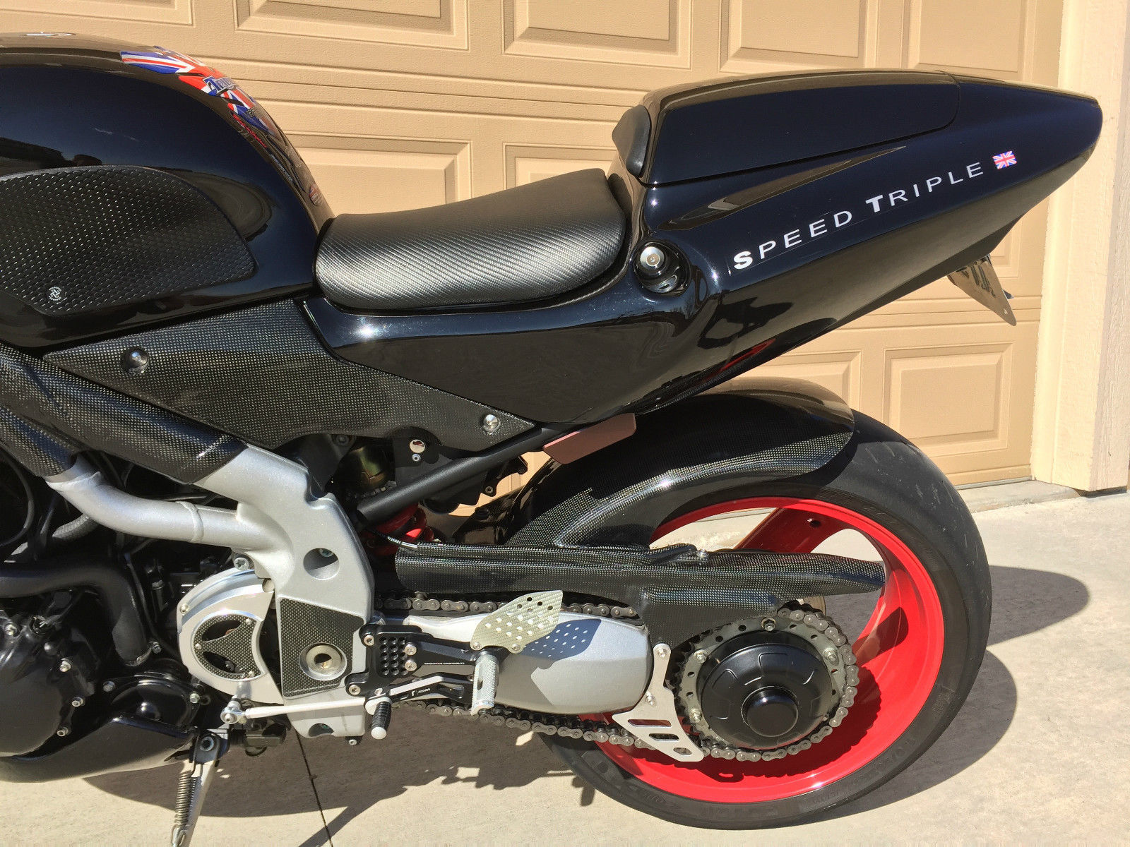 20160220 2003 triumph speed triple left rear wheel - Rare SportBikesForSale