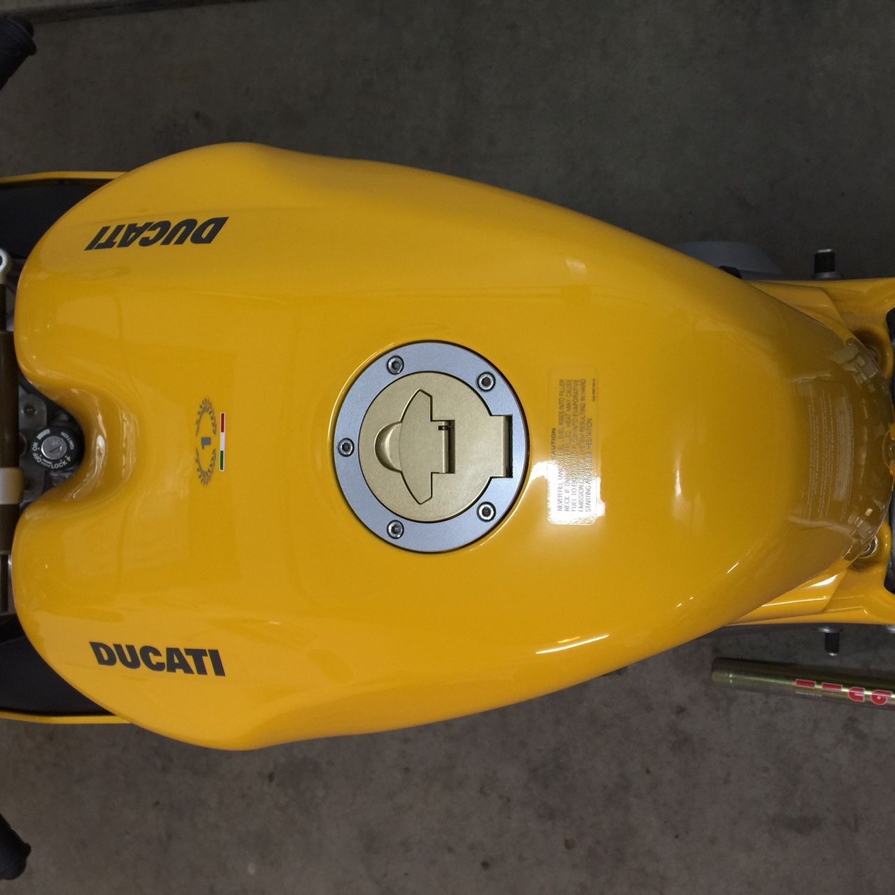 2002 Ducati 998 Tank Detail - Rare SportBikesForSale