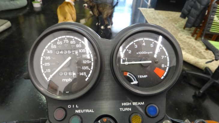 1989 Honda Hawk GT Dash