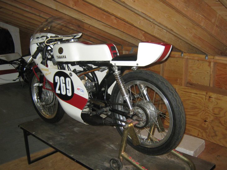 1974 Yamaha TA125 L Side Rear