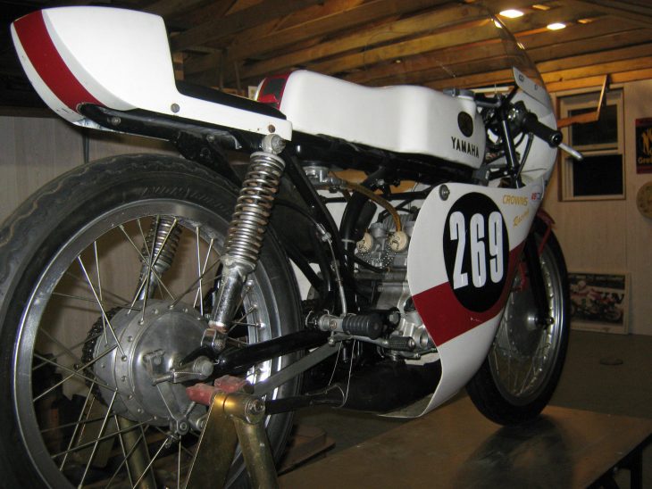 1974 Yamaha TA125 R Side Rear