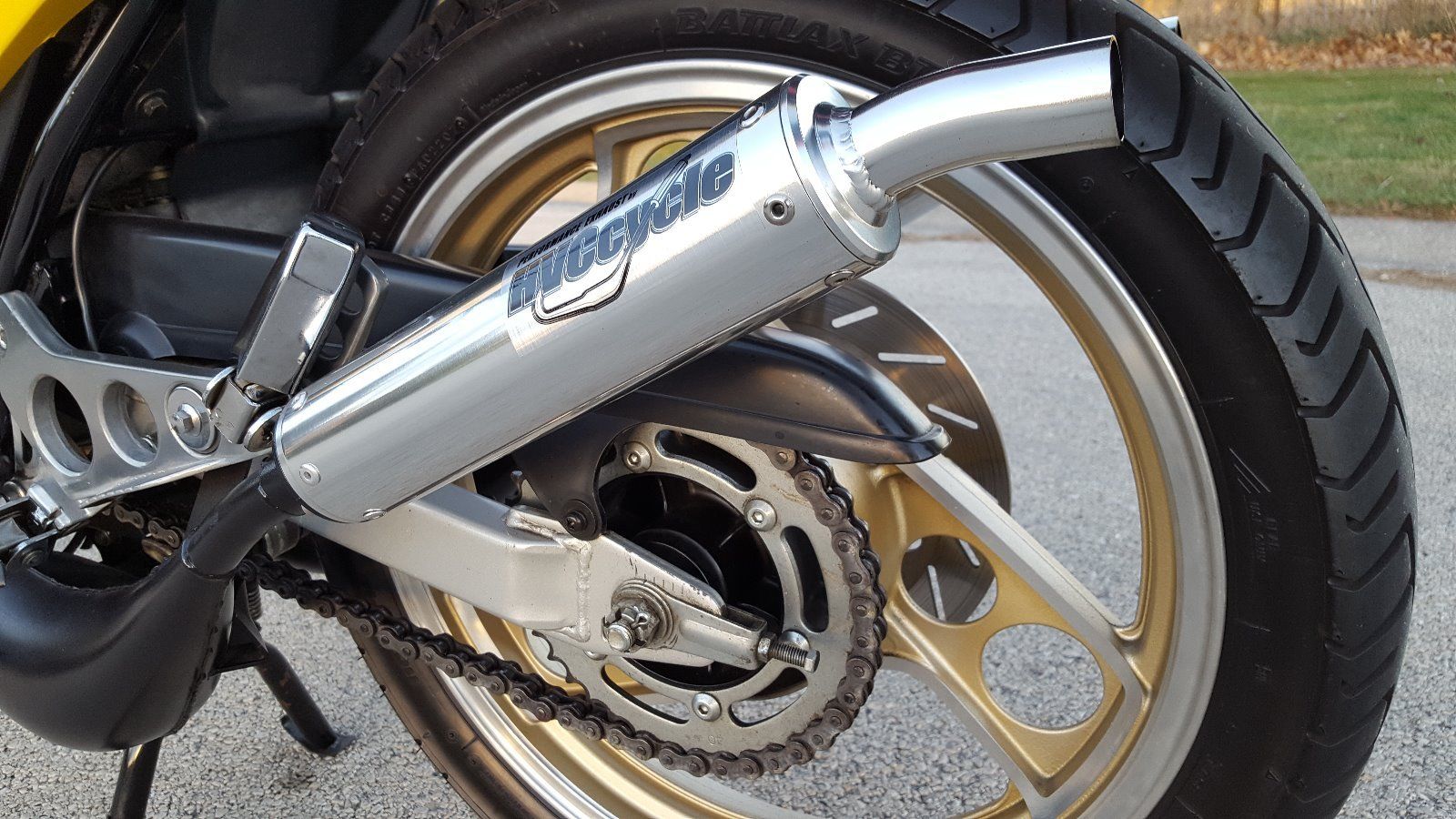 Yamaha Razz Rear Wheel 20161123-1984-yamaha-rz350-left-rear-wheel - Rare SportBikesForSale