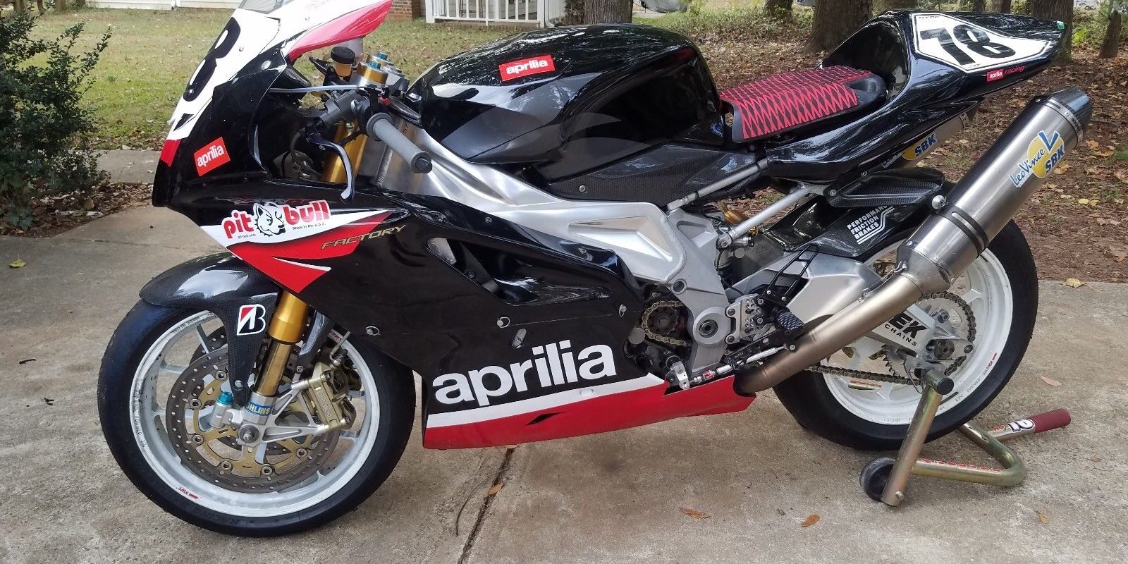 Working Girl - 2008 Aprilia RSV1000R Factory Race Bike - Rare 
