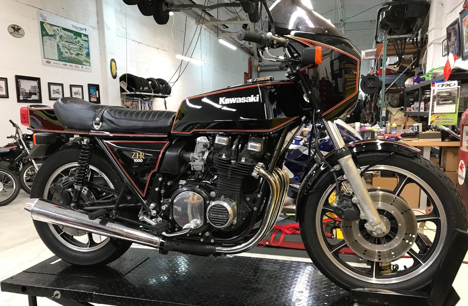 Lære øve sig krigsskib Featured listing: Rare black 1980 Kawasaki Z1R - Rare SportBikes For Sale