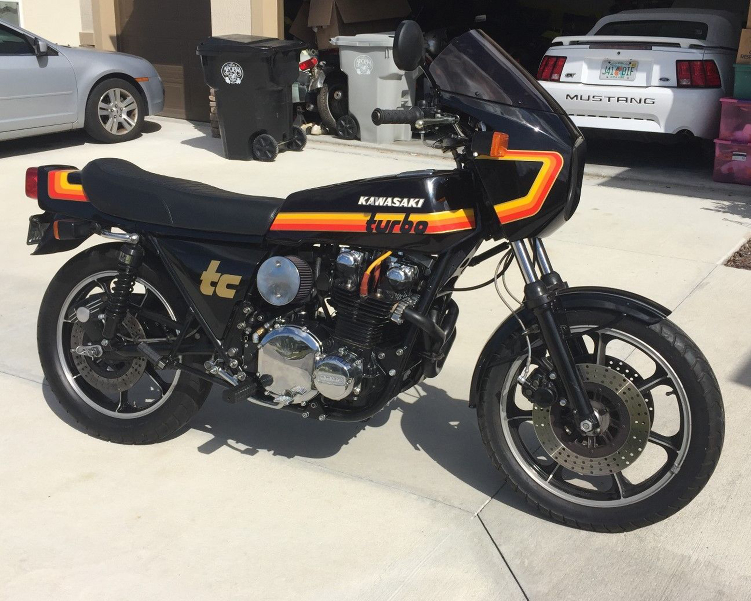 Boosted 1978 Kawasaki Kz 1000 Z1 R Tc Turbo For Sale Rare