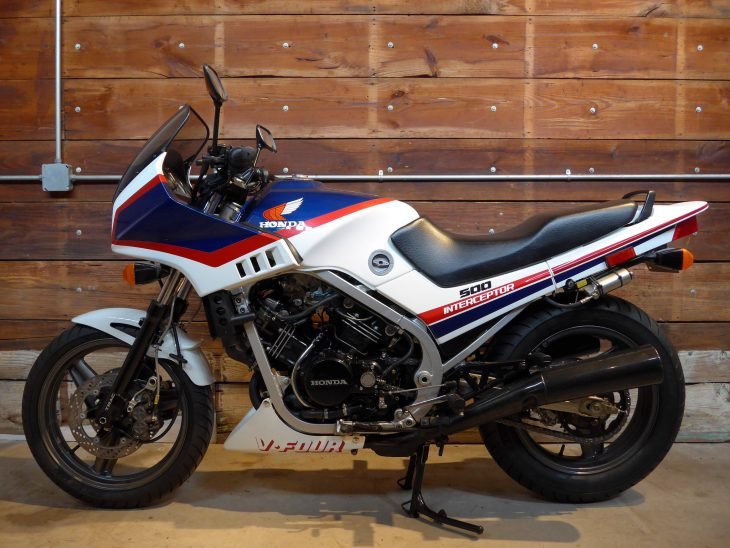 Featured Listing: 1984 Honda VF500F with CBR wheels