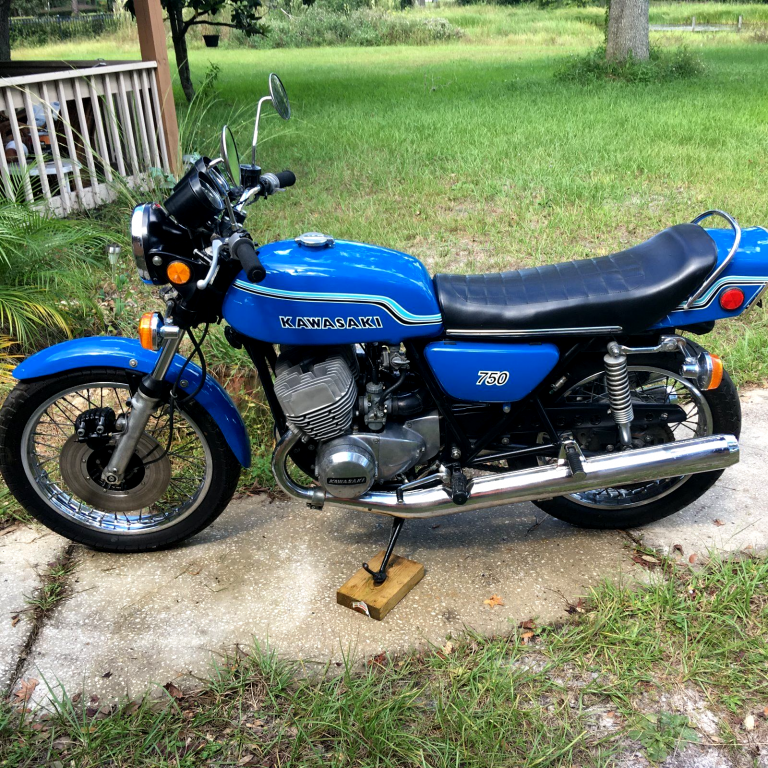 The Namesake 1972 Kawasaki H2 750 Mach IV Rare SportBikesForSale