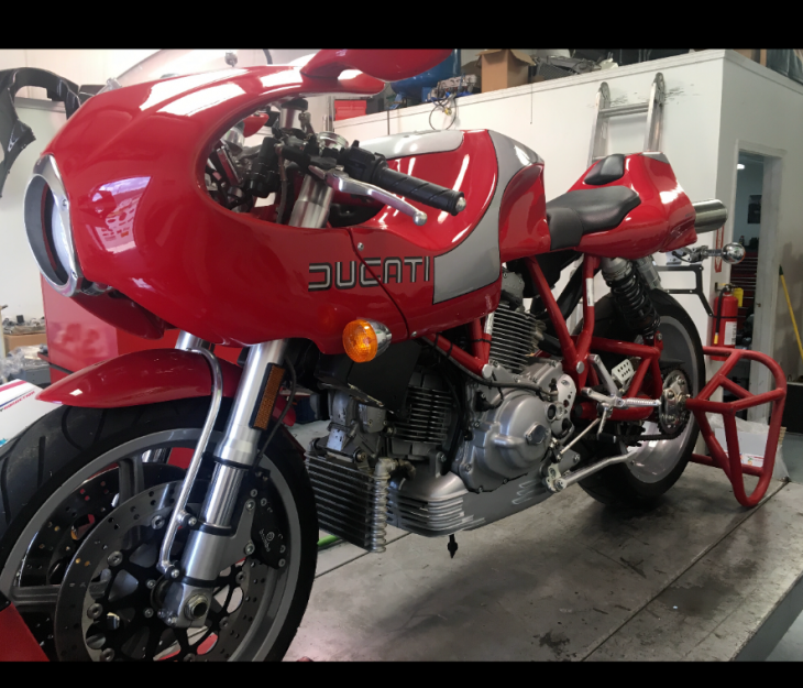 Reserve Met: 565-mile 2000 Ducati MH900e