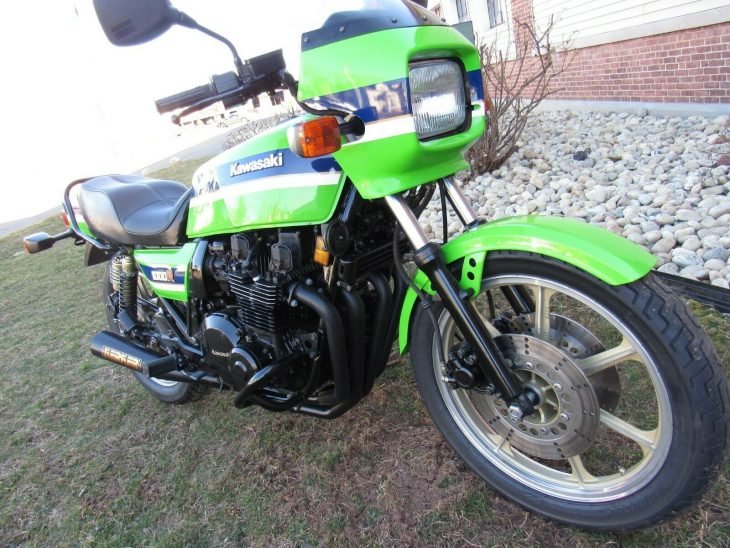Green Flash: 1983 Kawasaki 1000R Eddie Lawson Replica