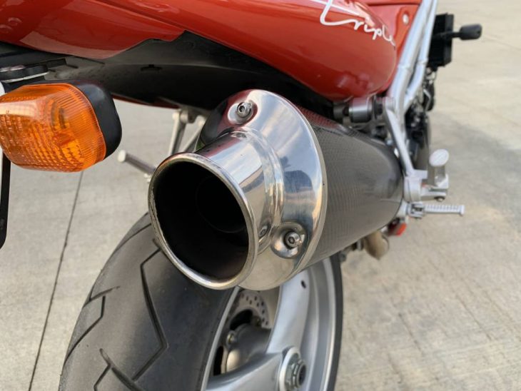 triumph trident t150 exhaust