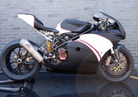 Featured Listing: Air-cooled Ducati 749 hot rod superbike!