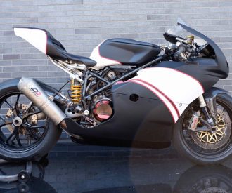 Featured Listing: Air-cooled Ducati 749 hot rod superbike!