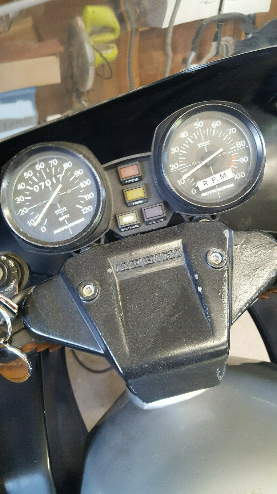 Moto Morini 350 3 1/2 Speedometer Meter Contachometer