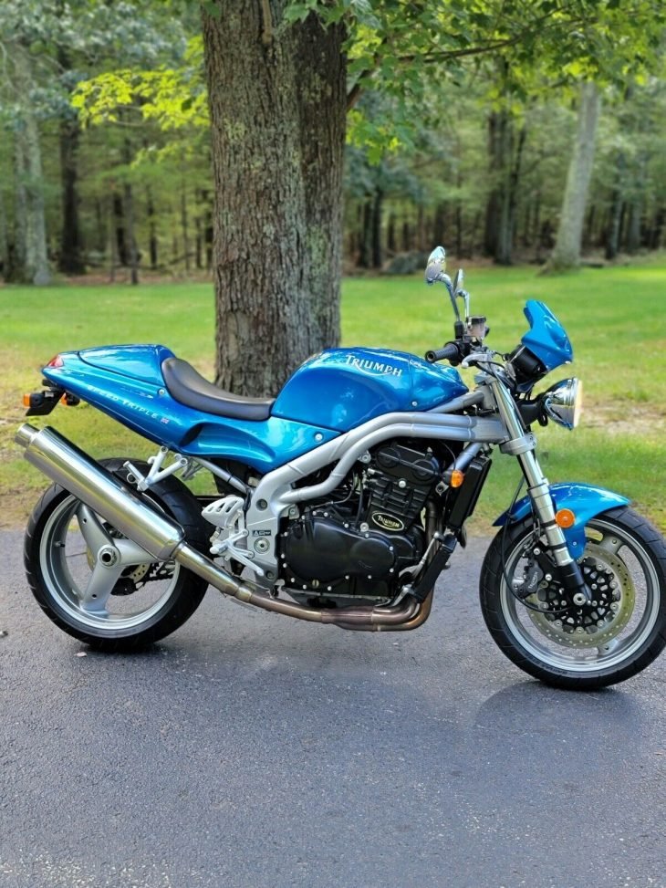 2001 Triumph Speed Triple for sale with only 6,062 miles!
