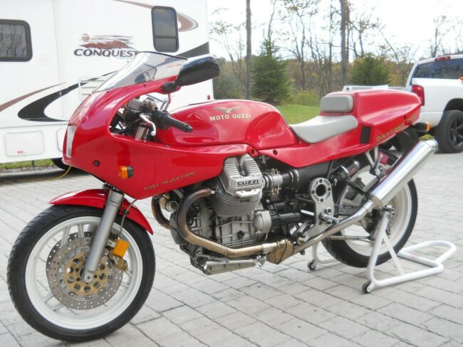 20211031 1993 moto guzzi daytona 1000 left front