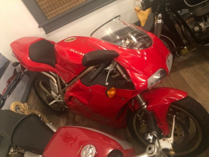 1995 Ducati 916 with only 18 miles for sale!