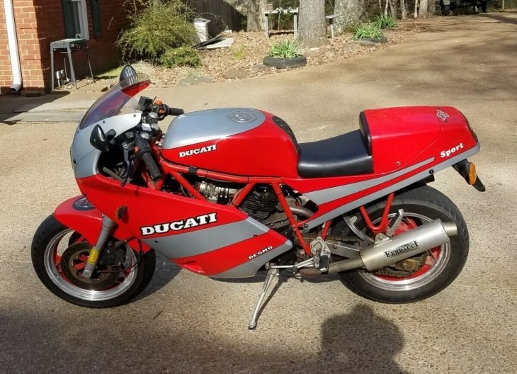 Old School and Air Cooled:  1990 Ducati 750 Sport