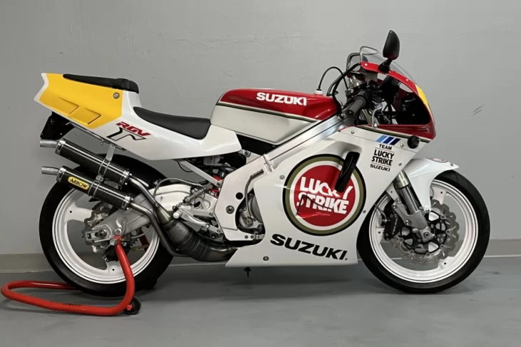 Featured Listing: 1992 Suzuki RGV250 Lucky Strike with California Plate and just 2,654 Miles !