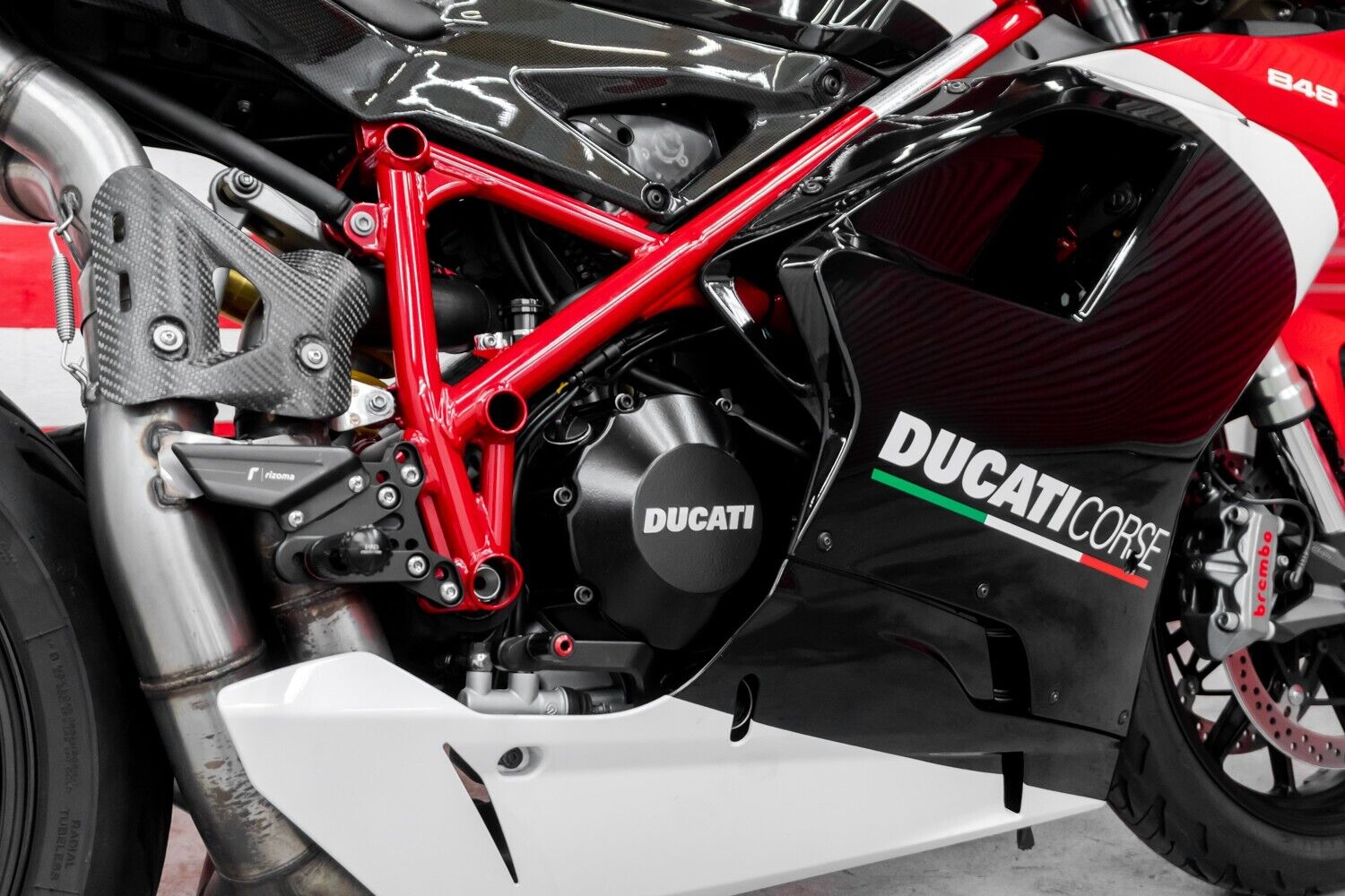 DUCATI 848/1098/1098R 08 -10アッパーカウルステー027