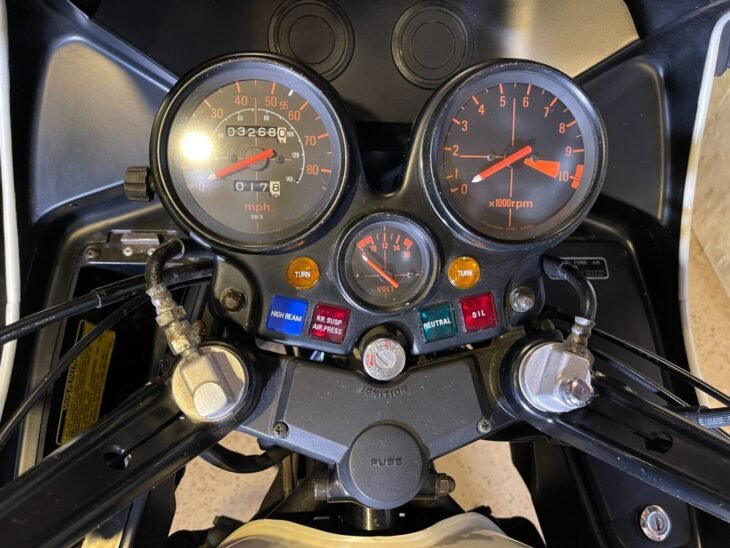 1982 Honda CBX odometer