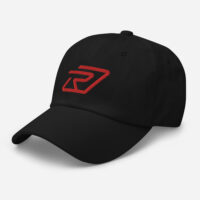 Classic Baseball Hat, aka: the Dad hat - Embroidered 'Rare' logo in red - Image 7