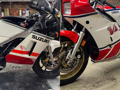 Rivals! Featured Listing: 1987 Suzuki RG500Γ and 1985 Yamaha RZ500 for Sale