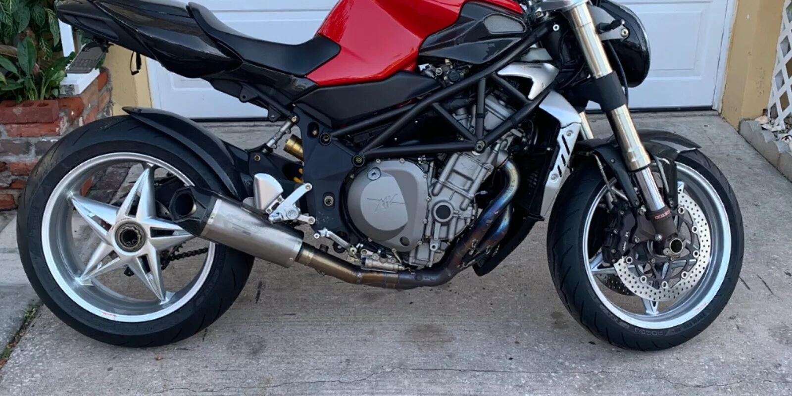 Brutal Beauty 2008 MV Agusta Brutale 910S for Sale Rare